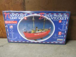 NANTUCKET LIGHT SHIP MODEL. NEVER BEEN OPEN