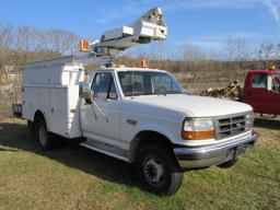 1995 FORD SUPER DUTY BUCKET TRUCK