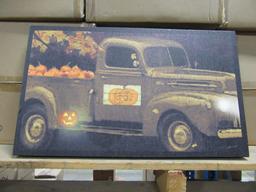 18 CASES OF LIGHTED PUMPKIN FOR SALE CANVAS. 12 PIECES PER CASE