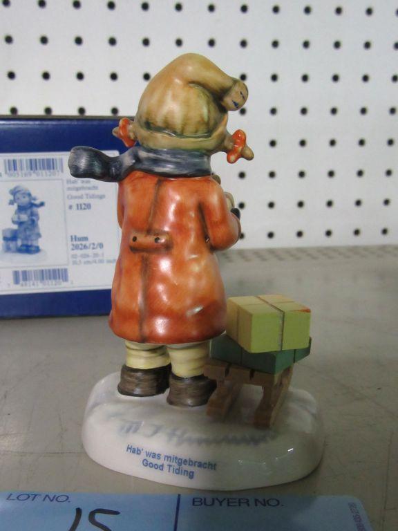 GOEBEL FIGURINE GOOD TIDINGS HUM 2026 2 / 0