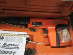 RAMSET COBRA PLUS FASTENING SYSTEM WITH CASE AND MANUAL