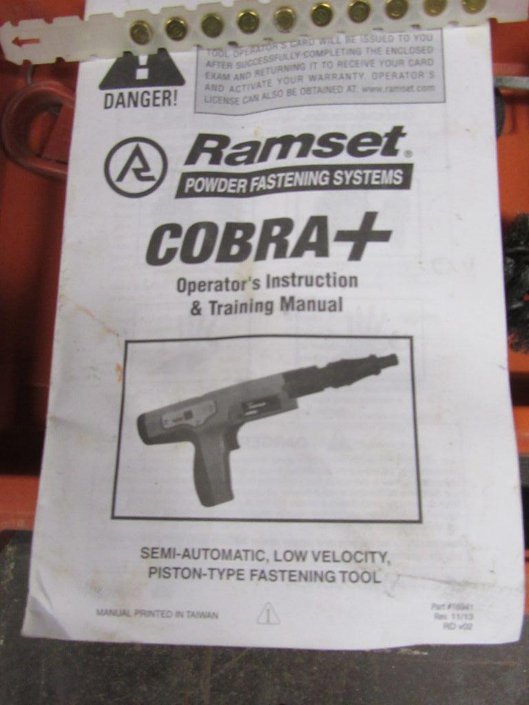 RAMSET COBRA PLUS FASTENING SYSTEM WITH CASE AND MANUAL