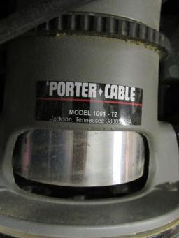 PORTER-CABLE ROUTER MODEL 1001-T2 WITH CASE