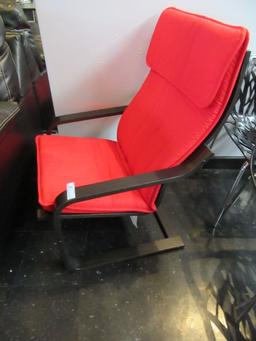 RED ACCENT CHAIR