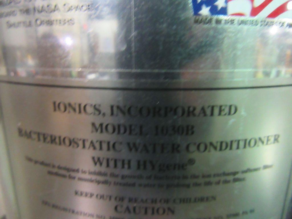 IONICS INCORPORATED BACTERIOSTATIC WATER CONDITIONER MODEL 1030B