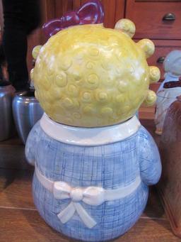 TREASURE CRAFT "SUGAR" CERAMIC COOKIE JAR