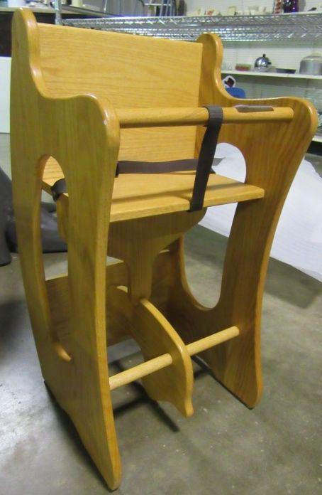 NEW SOLID OAK CHILD'S BOOSTER CHAIR