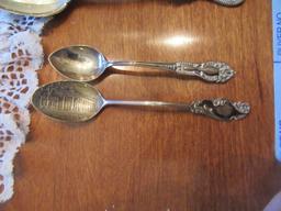 6 STERLING SPOONS