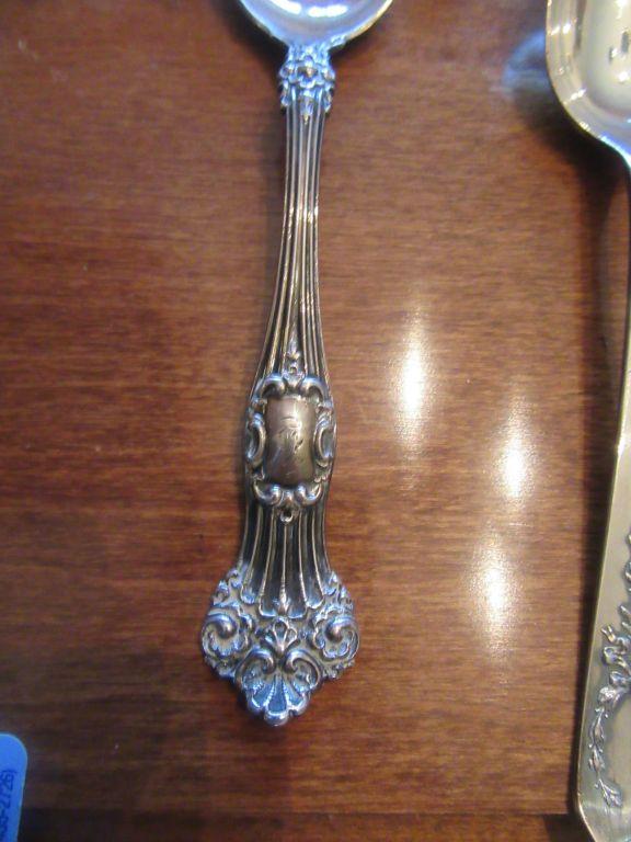 6 STERLING SPOONS