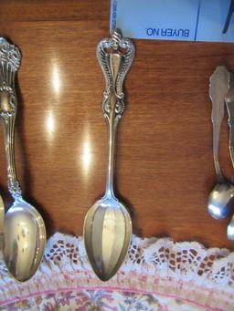 6 STERLING SPOONS