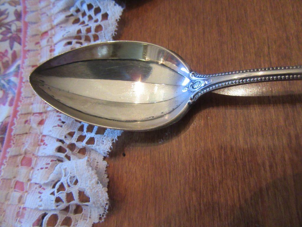 6 STERLING SPOONS