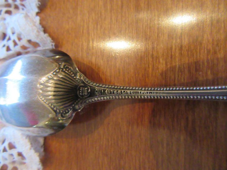 6 STERLING SPOONS