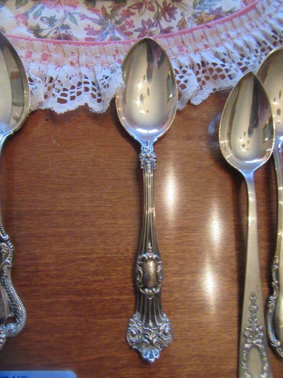 6 STERLING SPOONS