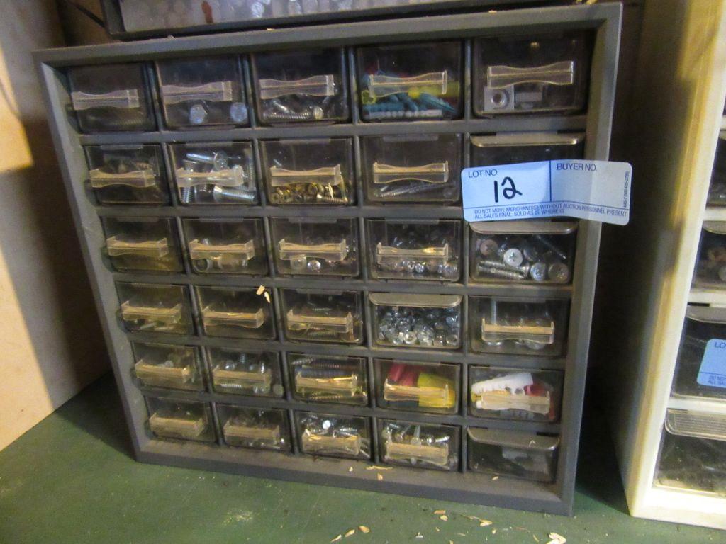 HARDWARE CABINET WITH HARDWARE