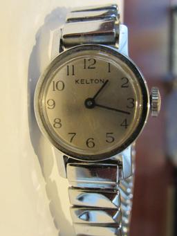 WOMEN'S KELTON WATCH. BASE METAL. BEZEL. STAINLESS STEEL BACK