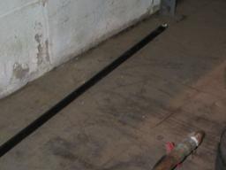 BLACK GAS LINE WITH EXTRA FITTINGS