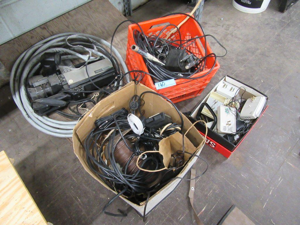 ELECTRICAL SUPPLIES. WIRE. RCA VIDEO RECORDER AND ETC