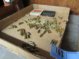 38 SPECIAL SHELLS, SHELL CASINGS + 22 LONG RIFLE AMMUNITION WITH WINCHESTER