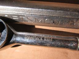 CRAFTSMAN 1/2 INCH RATCHET. GREAT NECK RATCHET. EXTENSIONS AND ETC