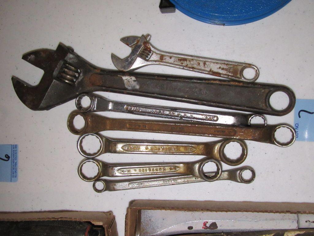 OFFSET BOX WRENCHES AND CRESCENT WRENCHES