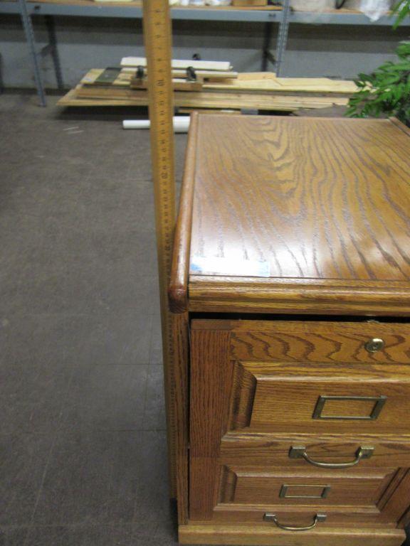 OAK 2 DRAWER FILE