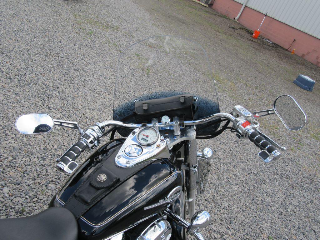 2002 HONDA SHADOW AMERICAN CLASSIC EDITION. VIN# JH2RC44JX2M012152. MILEAGE