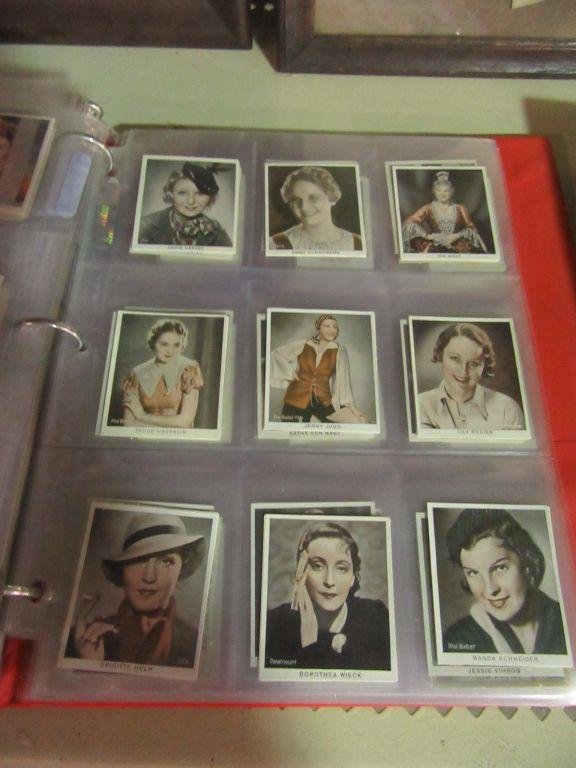 ALBUM FULL OF ACTOR AND ACTRESS CARDS