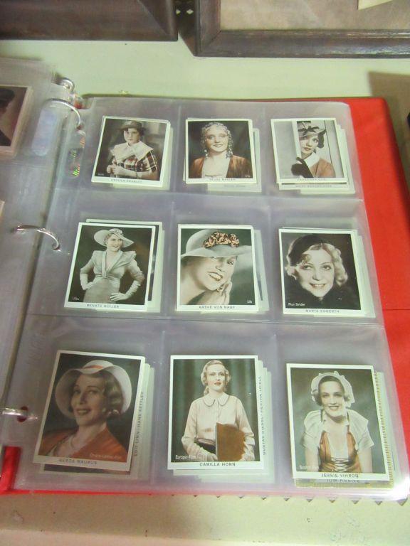 ALBUM FULL OF ACTOR AND ACTRESS CARDS