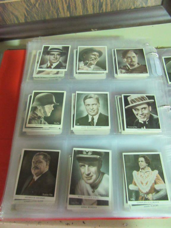 ALBUM FULL OF ACTOR AND ACTRESS CARDS