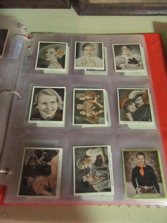 ALBUM FULL OF ACTOR AND ACTRESS CARDS
