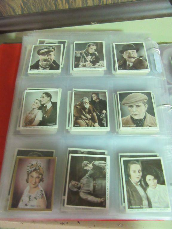 ALBUM FULL OF ACTOR AND ACTRESS CARDS