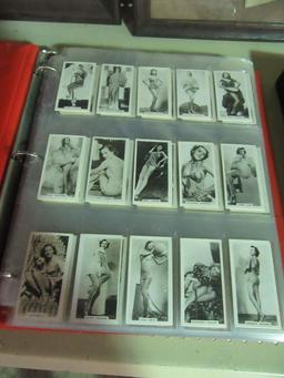 ALBUM FULL OF ACTOR AND ACTRESS CARDS