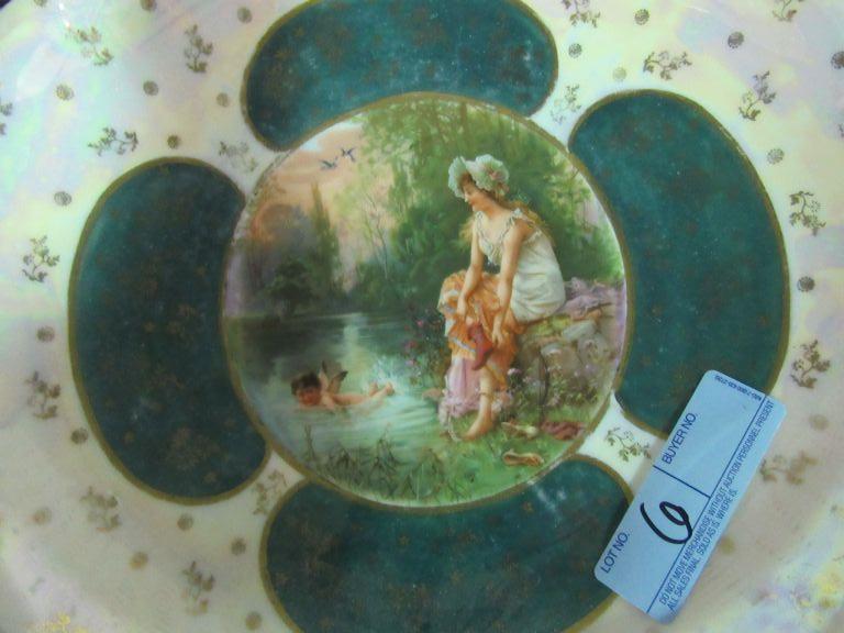 LARGE AUSTRIAN DECORATIVE PLATE