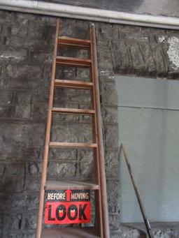 13 FOOT LIBRARY LADDER