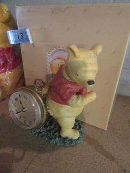 WINNIE THE POOH TABLE CLOCK