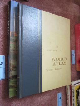 WORLD ATLAS AND WONDERS OF ITALY TABLETOP BOOKS