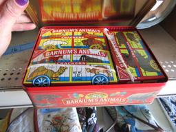 BARNUM'S ANIMAL CRACKERS TIN & BOXES