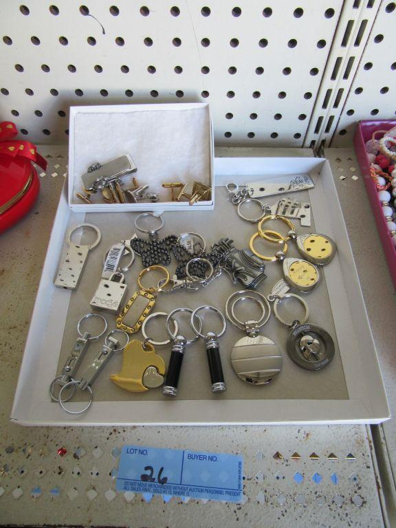 KEYCHAINS AND MEN'S JEWELRY