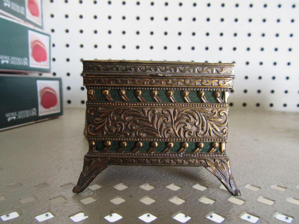 BRASS STYLE TRINKET BOXES