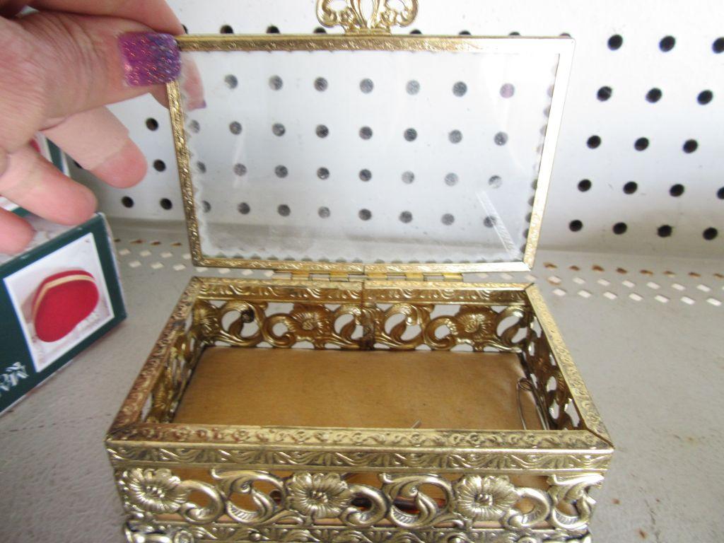 BRASS STYLE TRINKET BOXES