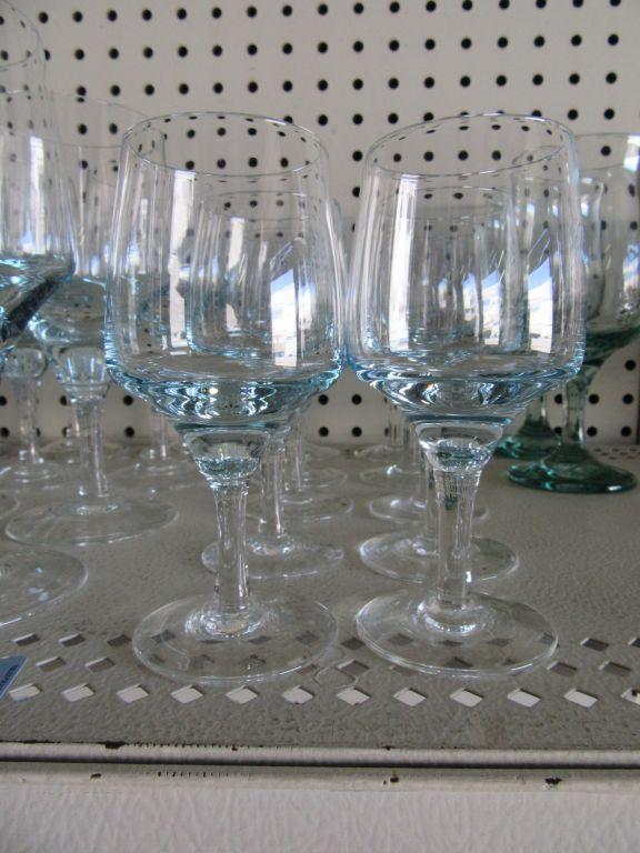 BLUE SHADOW STEMWARE AND OTHER