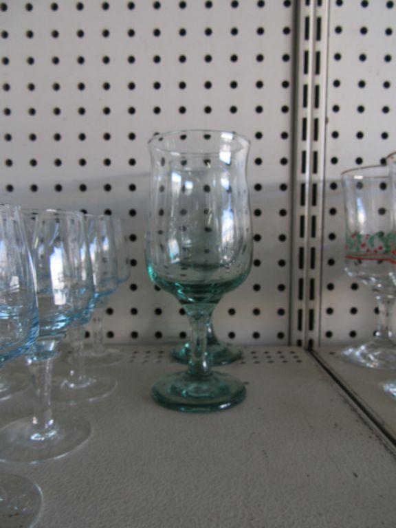 BLUE SHADOW STEMWARE AND OTHER