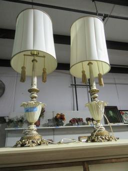 PAIR OF TABLE LAMPS