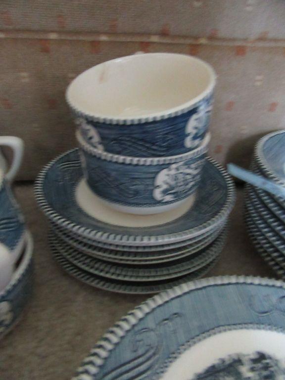 CURRIER AND IVES CHINA ROYAL IRONSTONE