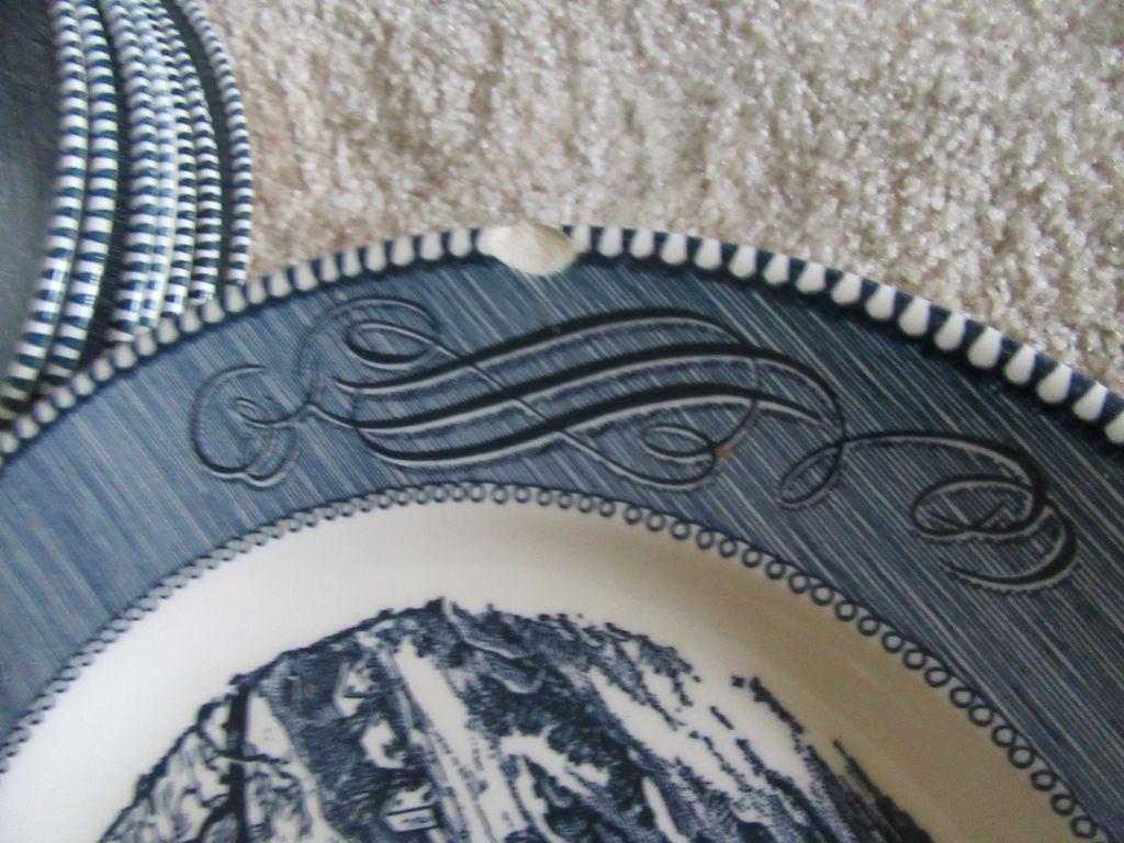 CURRIER AND IVES CHINA ROYAL IRONSTONE