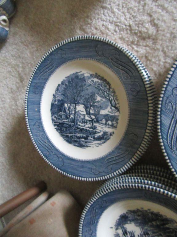 CURRIER AND IVES CHINA ROYAL IRONSTONE