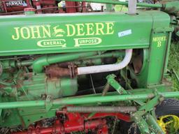 JOHN DEERE TRACTOR, GENERAL PURPOSE MODEL B