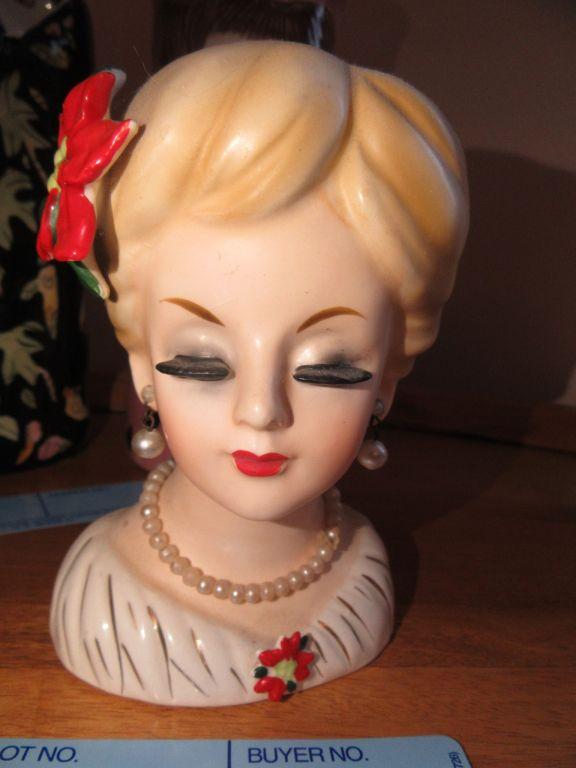 ENARCO 1961 LADY HEAD VASE