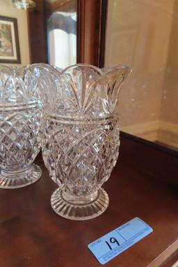 ROYAL LIMITED CRYSTAL VASES