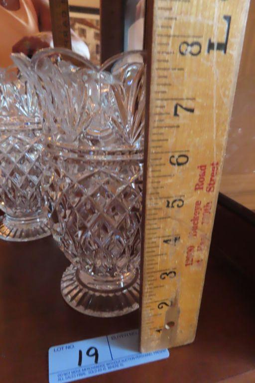 ROYAL LIMITED CRYSTAL VASES